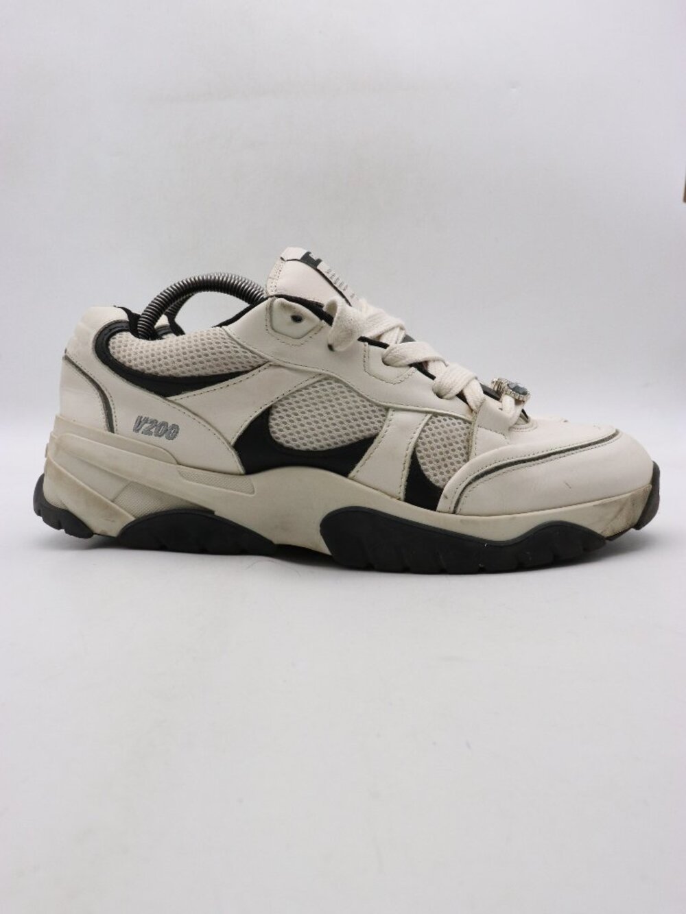 Axel Arigato Catfish V200 Low Men's 10.5 White Leather And Mesh Trainers Sneaker